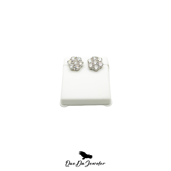 12MM "Jumbo" Cluster Earrings