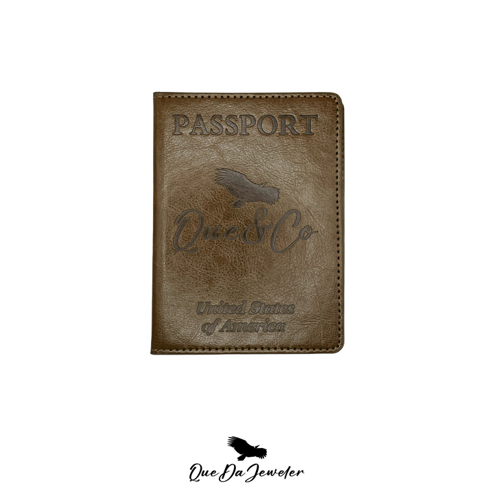 Que & Co - Leather Passport Holder