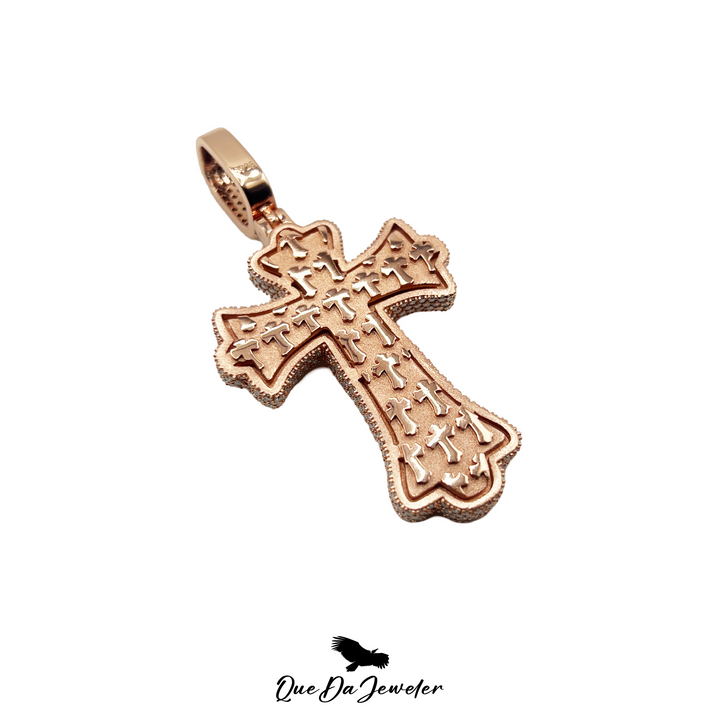Colorful Cross Pendant & Tennis Chain Combo