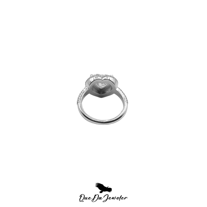 14k Heart Diamond Ring 3ct TW