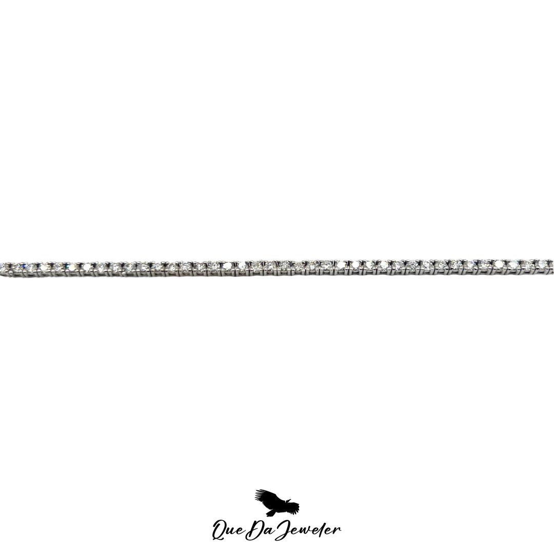 14k Diamond Tennis Bracelet 2.6CT