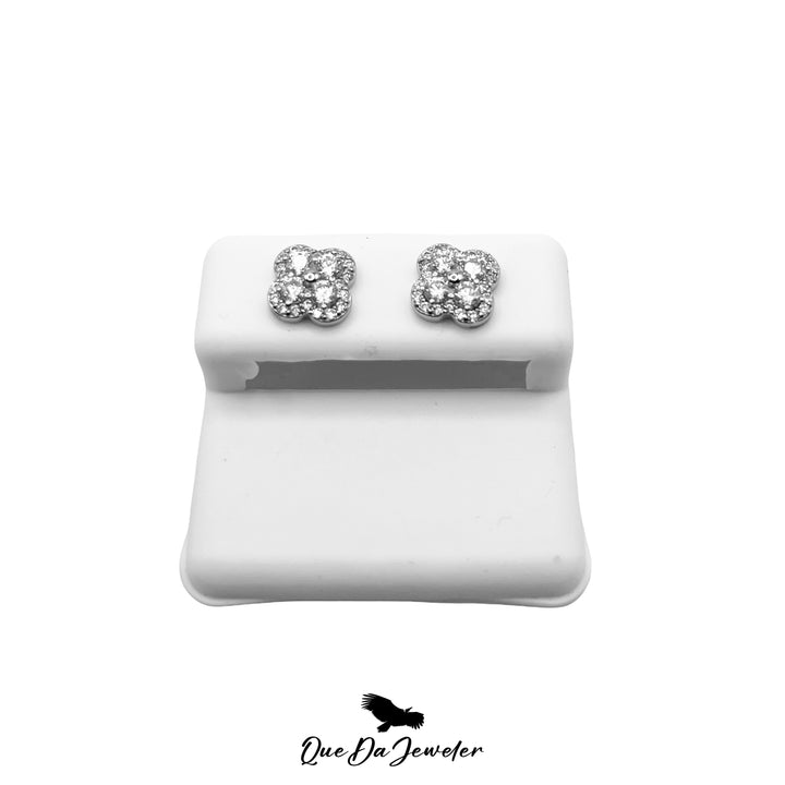 Clover Earrings VVS Lab Stones
