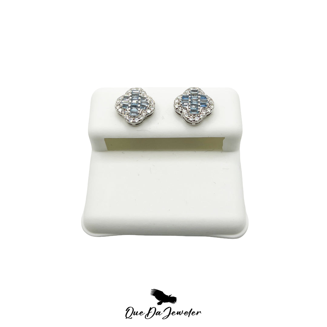 Candy Clover Earrings VVS Lab Stones