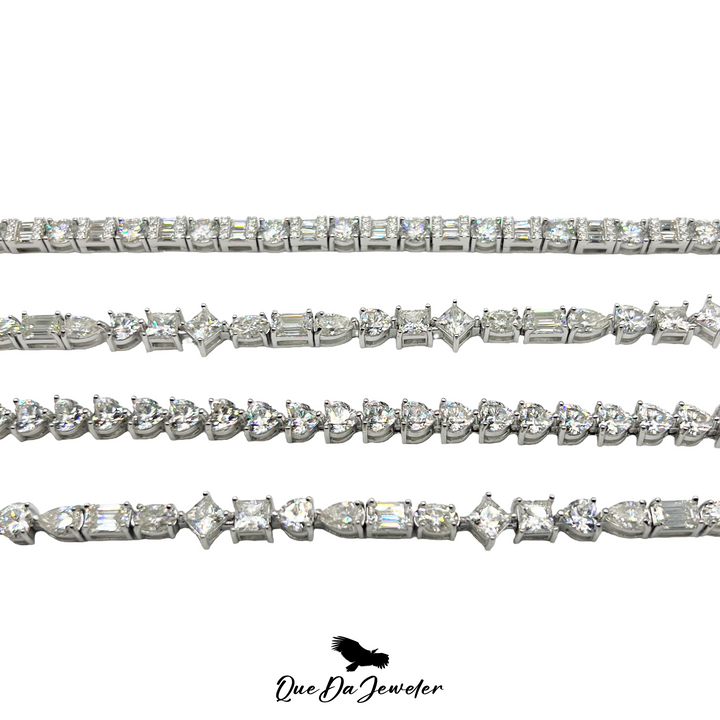 Multi Shaped Fancy Combo Set (4 Bracelets)
