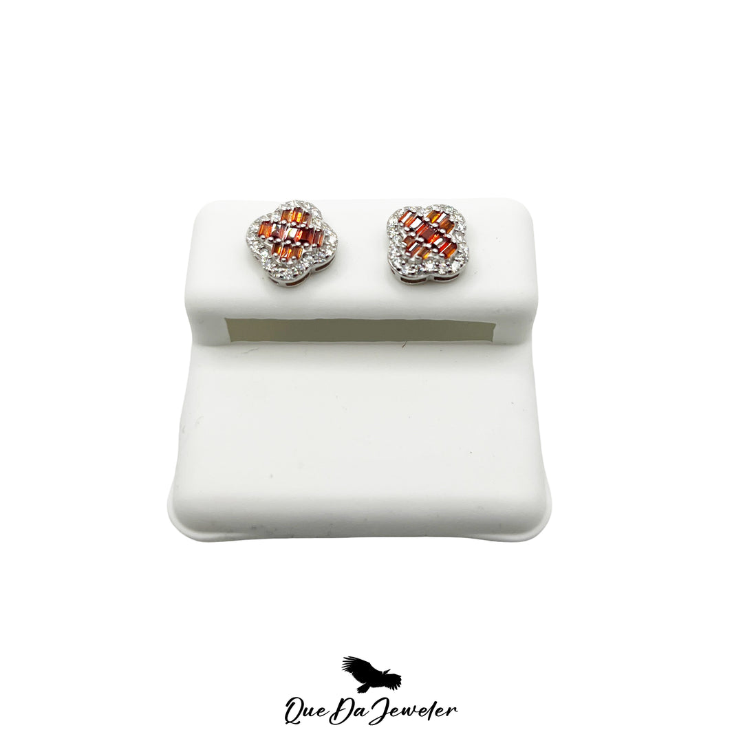 Candy Clover Earrings VVS Lab Stones