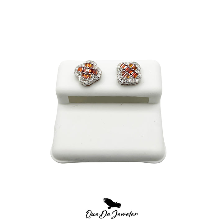 Candy Clover Earrings VVS Lab Stones