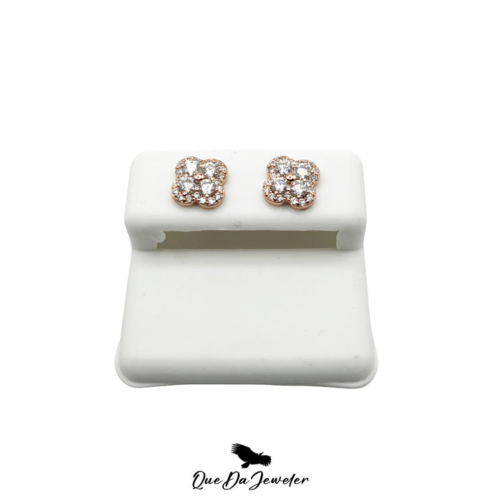 Clover Earrings VVS Lab Stones