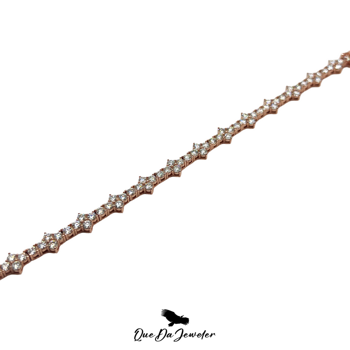 3MM Cross Tennis Bracelet